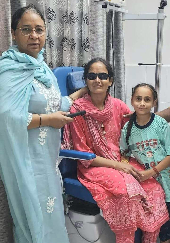 Veerpal Kaur will be able to see the colors of the colorful world again